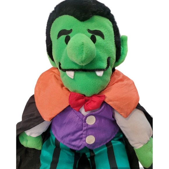 Vintage 90's Halloween Dracula Vampire Puffalump Style Plush Parachute 17" - Picture 3 of 9